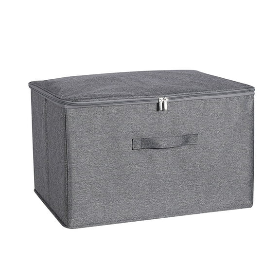 SDNall Foldable Storage Box, Clothes Storage Box, Box for Storage, Cationic Soft Lid Storage Box for Household Folding Clothing Quilt Sorting Storage Box, Cabnets/ with Storage