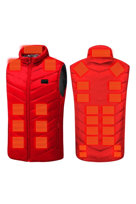 Heated Jacket for Men & Women, 27-Zone Electric Heating Vest Coat