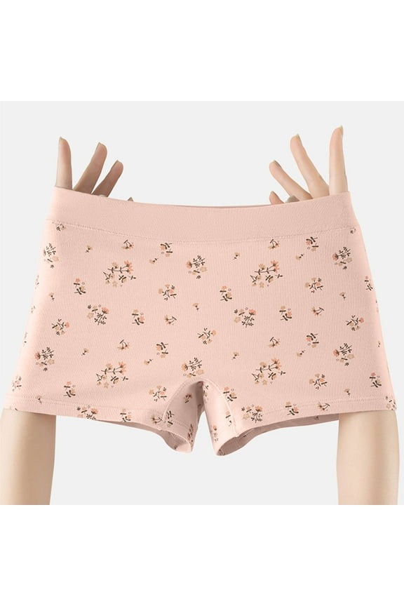 High Waist Underwear for Women, Breathable Lace Trim, Soft and Comfortable for Daily Wear