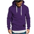 thumbnail image 1 of SDNall Hooded Sweatshirt Men, Pullover Hoodie Men, Mens Sweatshirt Hoodie, Mens Hoodie Solid Color Pullover Long-Sleeved Top Hooded Sweatshirt, Mens Hooded Sweatshirts Pullover, 1 of 5