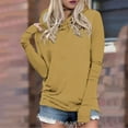 thumbnail image 1 of SDNall Lightweight Hoodie Wome Long Sleeve Solid Color Hooded Slim Hiking Athletic Shirts with Thumb Hole (S-XXXXXL,Yellow), 1 of 7