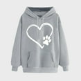 thumbnail image 1 of SDNall Long Hoodie for Women, Womens Pullover Hoodie, Womens Pullover Sweatshirt, Womens Print Winter Hoodie Pullover Long Sleeved Comfortable Sweatshirt, 1 of 5