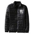 thumbnail image 1 of SDNall Long Jacket for Men, Mens Fashion Solid Color Thick Pocket Zipper Outdoor Long Sleeved Jacket, 1 of 2