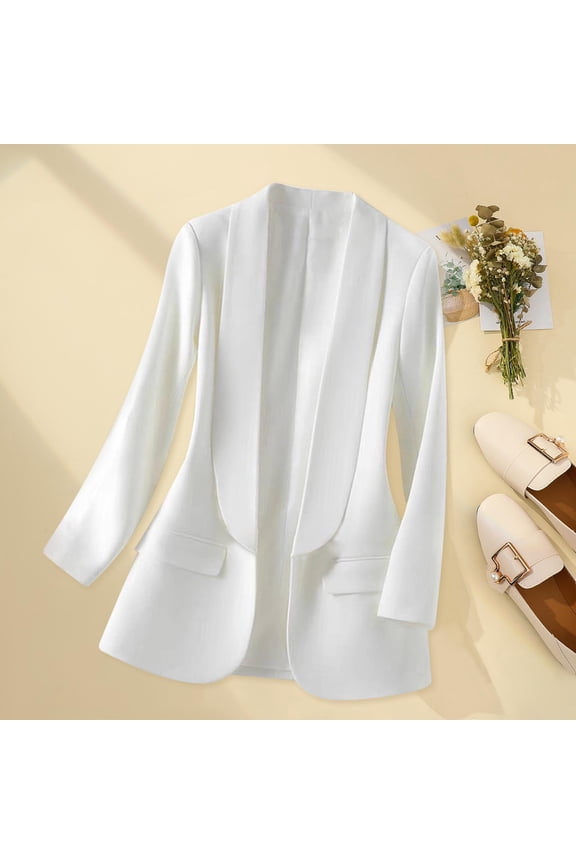 Long Jackets for Women, Suit Jackets for Women, Womens Long Sleeve, Ladies Solid Color Long Sleeve Lapel Real Pocket Suit Jacket, Long Sleeve Body Suit, Long Sleeve Body Suits Womens