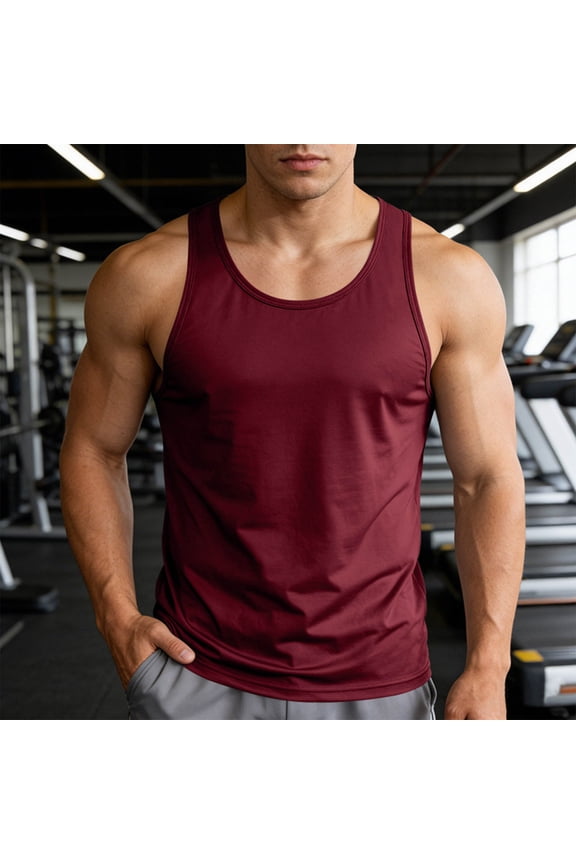 Men's Workout Shirts, Short Sleeve Active Fitness Tops for Men, Breathable Quick-Dry Exercise Shirt with Stretch for Running Training Gym