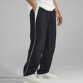 thumbnail image 1 of SDNall Mens Comfy Pants, Summer Pants for Men, Casual Pants for Men, Man Fashion Casual Comfy Solid Color Loose Summer Drawstring Pockets Pants, 1 of 7