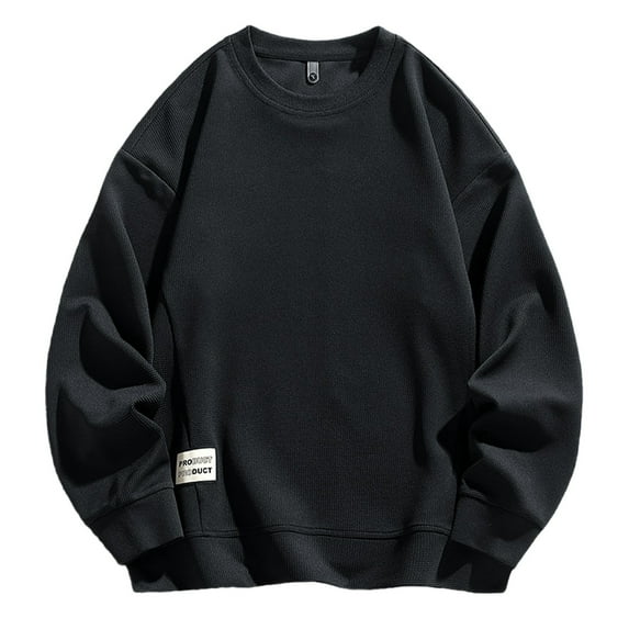 SDNall Plus Size Fashion, Mens Fashion Casual Sports Plus Size Personality Spliced Round Neck Hoodie