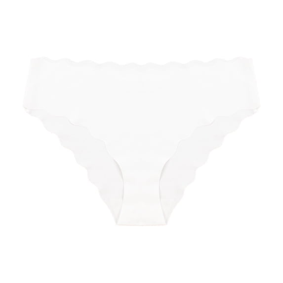 SDNall Plus Size Women's Low Rise Briefs, Breathable Seamless Underwear, Soft Nylon Blend Panties with Comfortable Fit for Everyday Wear