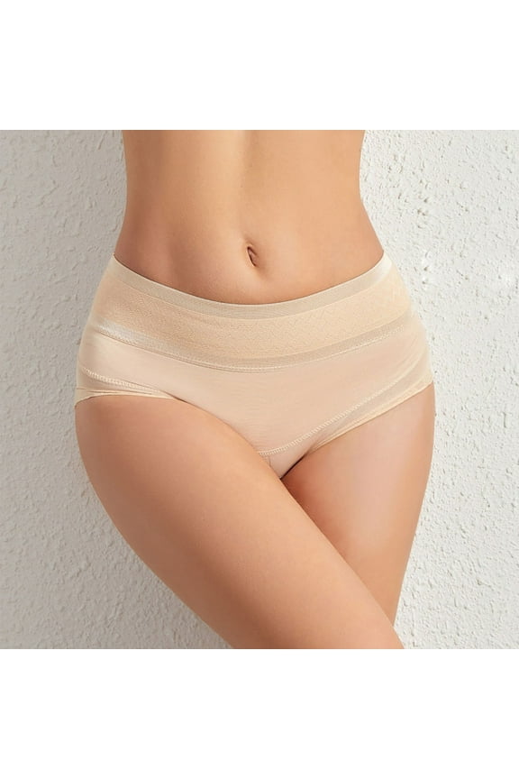 Postpartum Shaper Shorts for Women High Waisted Seamless Body Lifting and Hip Lifting Breathable Fitting Underwear with Cross Design