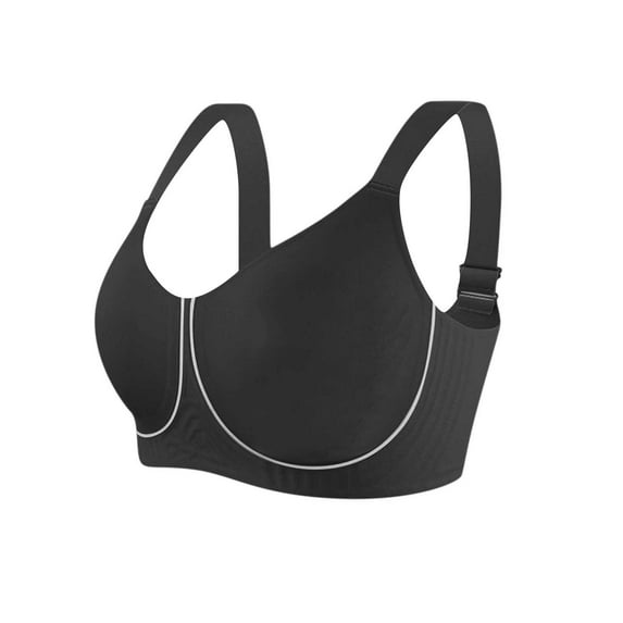 SDNall Seamless Bra for Women, Solid Color Sling Design with Removable Pads, Wirefree Everyday T-Shirt Bra for Comfort and Support