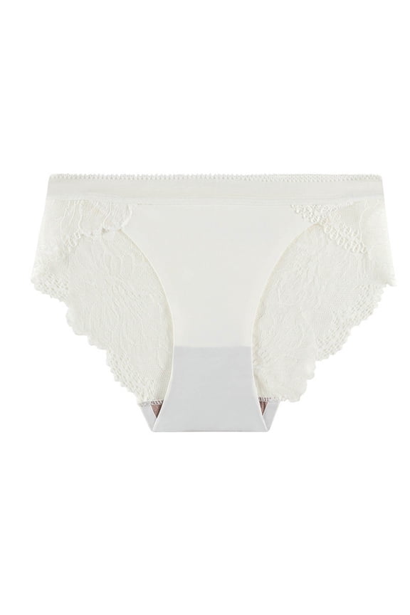 Seamless Breathable Lace Mesh Underwear for Women solid Color Briefs Silk Traceless Ventilate Lace Netting Underpants Lace Underwear for Women ,Sizes:M-XL