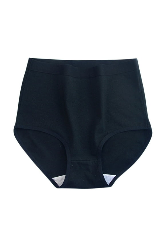 Seamless Cotton Underwear for Women Dance Bottoms Hot Pants Yoga Workout Gym Underwear Cotton Solid Color Loose Comfy No Show Briefs Breathable Full Coverage Pantie Girls' Hipster Briefs