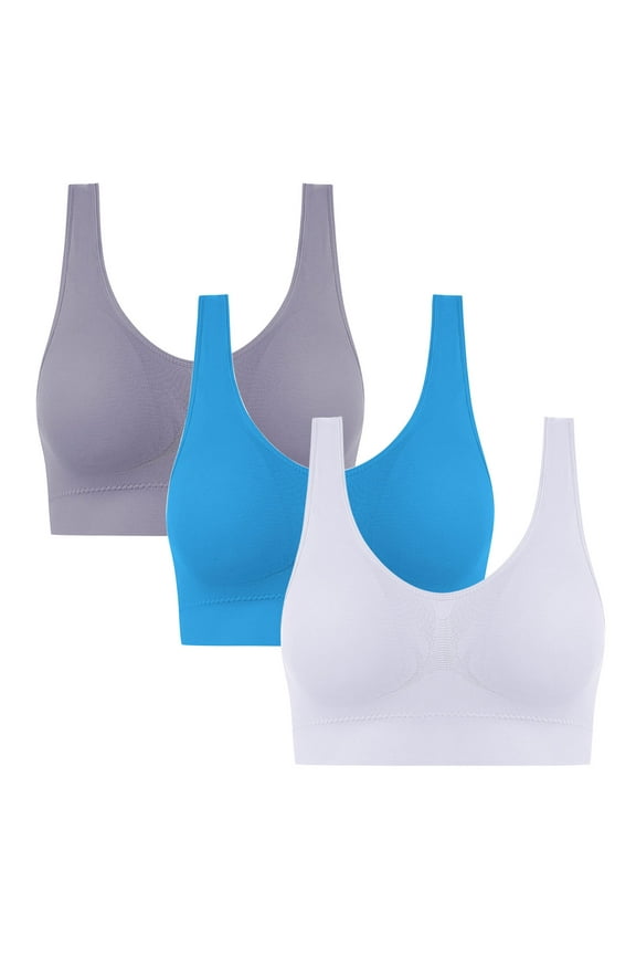 Seamless Shapewear Bra for Women, Comfort Fit Wireless Support with Removable Padding, U-Back No Line Underwear for Everyday & Sleep
