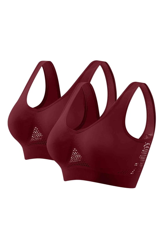 Seamless Sports Bra for Women, Wirefree Yoga Bra with Removable Pads, Ultra-Soft and Breathable for Workouts, Gym, and Daily Wear