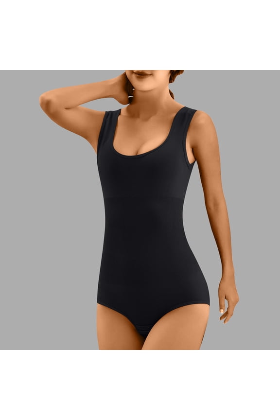 Shapewear Bodysuit for Women Seamless Compression High-Waist Tummy Control Jumpsuit with Enhanced Sculpting for Streamlined Silhouette Under Clothing
