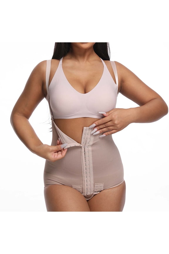 Shapewear Bodysuit for Women Full Body Seamless Corset with Abdominal Control and Chest Support for Tummy Tuck and Slimming