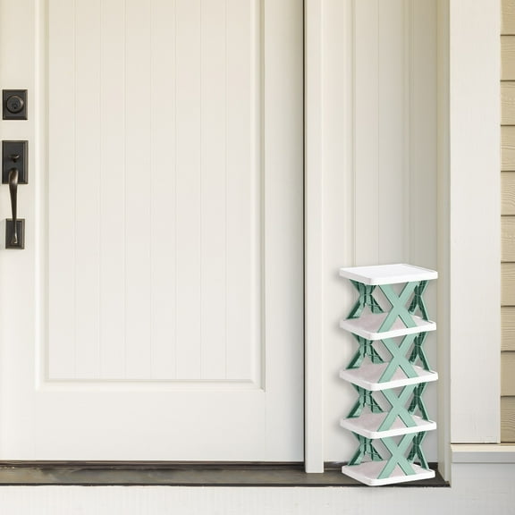 SDNall Shoe Storage Cabinet, Small Storage Cabinet, Shoe Storage Rack, Household Space Saving Storage Plastic Multi-Layer Shelf Small Shoe Cabinet, Cabinet Shelf Rack, Small Storage Shelf