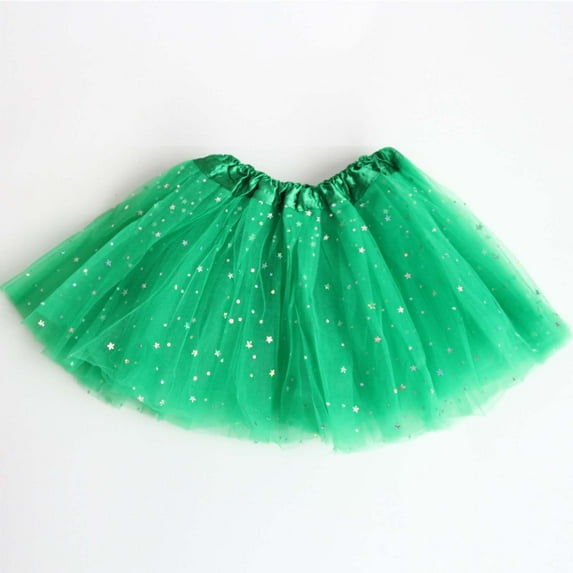 SDNall Skirt Girls Party Multicolour Dance Costume Sequins Princess Skirts Girls Dresses Age:4-8 Years