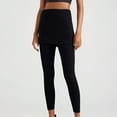 thumbnail image 1 of SDNall Skirted Leggings for Women Fake Two-Piece Bottom Pants Skirt Sports Plus Size Bottom Pants ,Sizes：S-2XL, 1 of 7