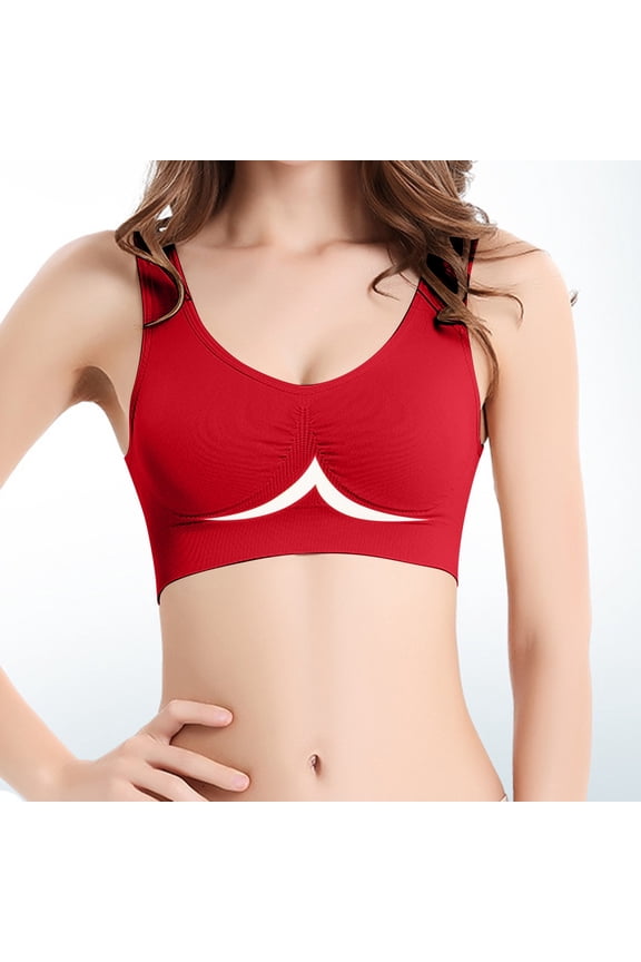 Strapless Bralette for Women, Wire-Free Lace Sleep Bra with Thin Sides, Comfortable Seamless Underwear for Lounge and Low-Impact Activities