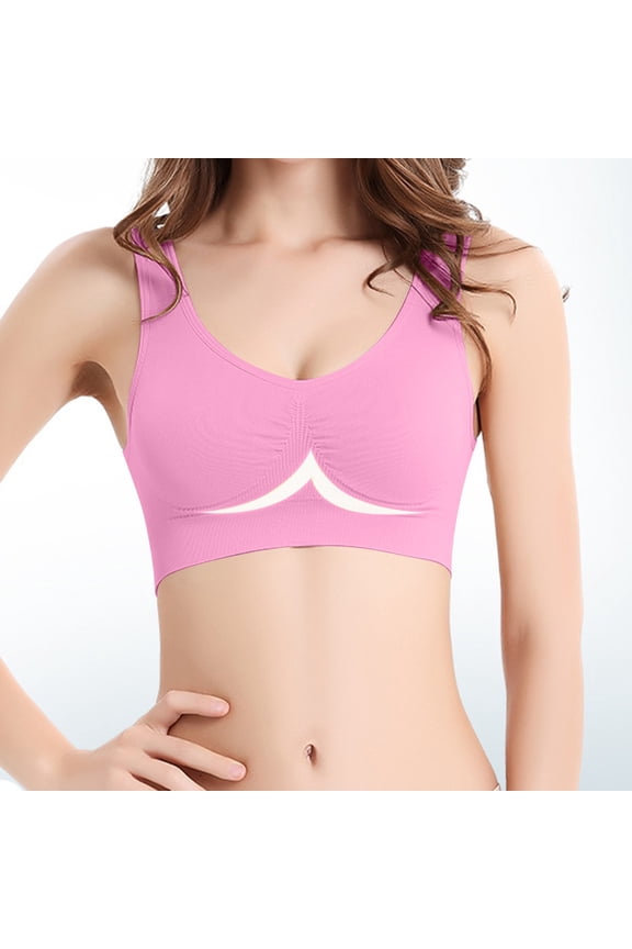 Strapless Bralette for Women, Wirefree Lace Sleep Bra with Thin Sides, Comfortable Seamless Underwear for Lounge and Low-Impact Activities