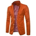 thumbnail image 1 of SDNall Suit Jacket for Men, Mens Fashionable Casual Solid Color Rows Two Button Suit Jacket, 1 of 3