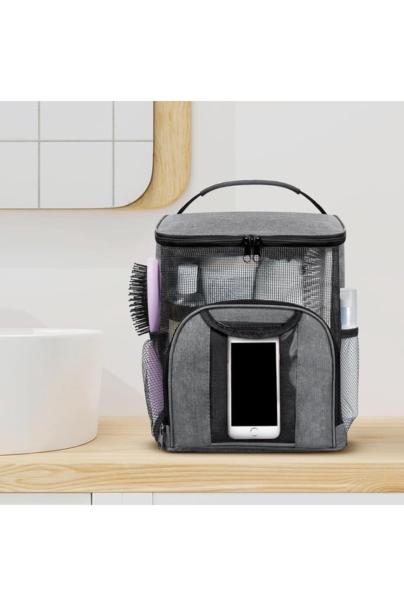 Totes for Storage, Storage Bag organizer, Beach Tote Bag, Portable Large Capacity Mesh Shower Tote Bag Dry Hanging Wash Bag Outdoor Camping Bathing Storage Bag, Large Tote Bag, Wet Dry Bag