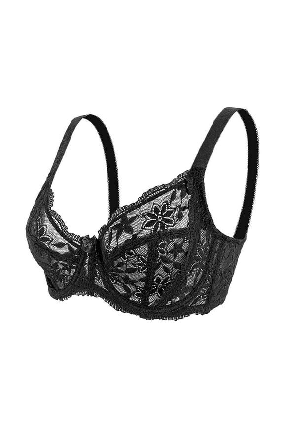 Underwire Bra for Women with Lace Camisole Design, Solid Color Daily Wear, All-Day Comfort, 1 PC