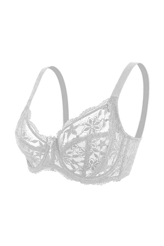 Underwire Bra for Women with Lace Camisole Design, Solid Color Daily Wear, All-Day Comfort, 1 PC