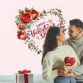 thumbnail image 1 of SDNall Valentines Day Decoration, Valentines Day Wall Decals Removable Decals Stickers Wall Patternwall Decal Valentines Day Decoration for Living Room Anniversary Party, 1 of 7