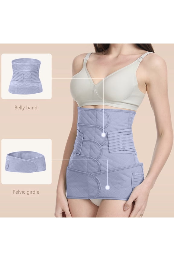 Waist Trainer for Women, Abdominal Compression and Back Support Shapewear with Hip Lifting Design, Breathable Tummy Control Belt for Sports and Post-Partum Recovery