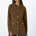thumbnail image 1 of SDNall Winter Coats for Women, Jackets for Women, Winter Jackets for Women, Womens 2024 Winter Elegant Wool Coat Mid Long Pea Coat Wool Overcoat Jacket with Pockets, Long Coats for Women, 1 of 7