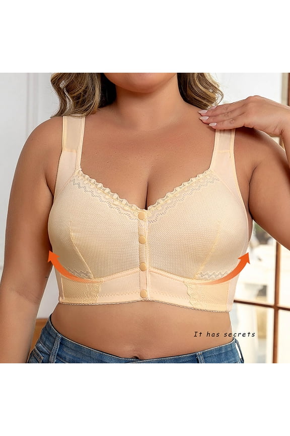 Wire-Free Comfort Bra for Women, Oversized Soft Cup, Breathable Nylon Fabric, for Everyday Wear and Sleep