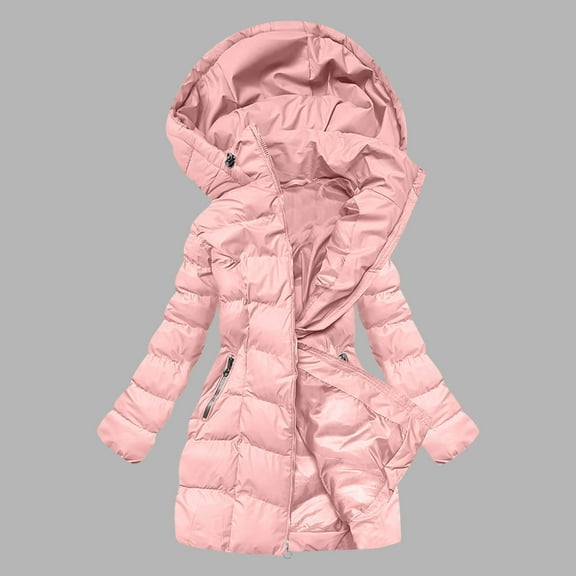 SDNall Woman Jacket for Winter, Winter Fashion Woman Lengthened and Thickened Medium Length Down Jacket