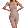 thumbnail image 1 of SDNall Women'S Solid Color Fashionable Sleeveless Adjustable Base Shapewear, 1 of 4