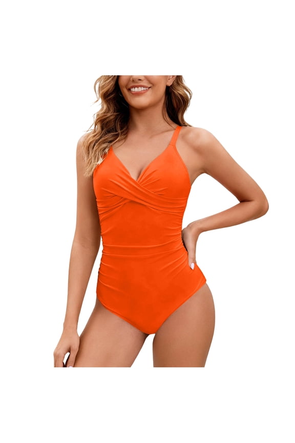 Women's Backless Bikini Set, Off-Shoulder Color Block Swimsuit with Removable Padding, High Waisted Bathing Suit for Beach and Vacation