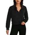 thumbnail image 1 of SDNall Women's Short Crop Zip-Up Sweatshirt, Stand Collar Long Sleeve Casual Pullover Top, 1 of 7