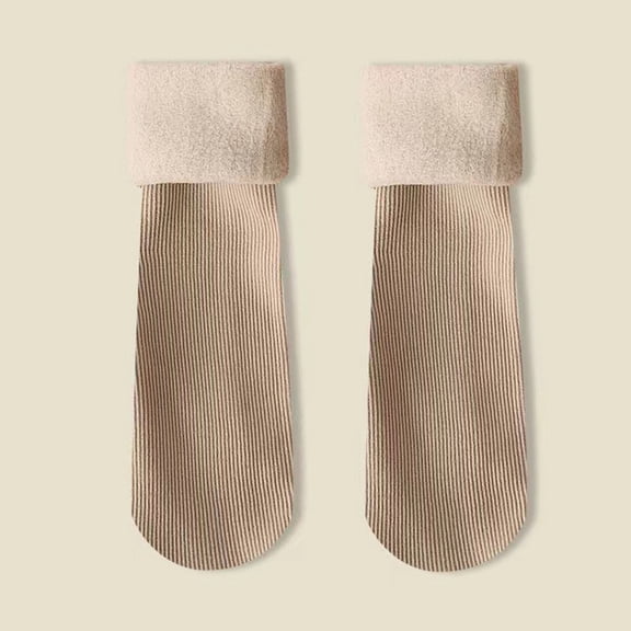 SDNall Women's Winter Socks, Thermal Warm Mid Crew Socks, Soft Knit Slouch Socks for Women, Cozy Indoor Outdoor Wear with Stretch Fit for Daily Use