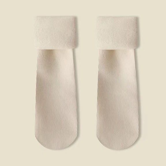 SDNall Women's Winter Socks, Thermal Warm Mid Crew Socks, Soft Knit Slouch Socks for Women, Cozy Indoor Outdoor Wear with Stretch Fit for Daily Use