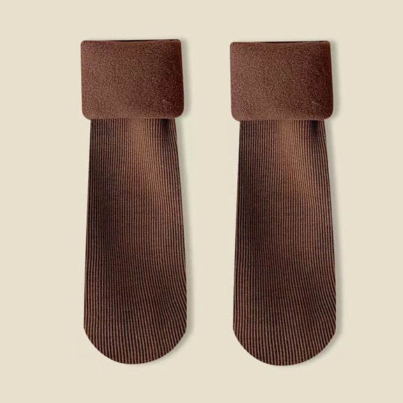 SDNall Women's Winter Socks, Thermal Warm Mid Crew Socks, Soft Knit Slouch Socks for Women, Cozy Indoor Outdoor Wear with Stretch Fit for Daily Use