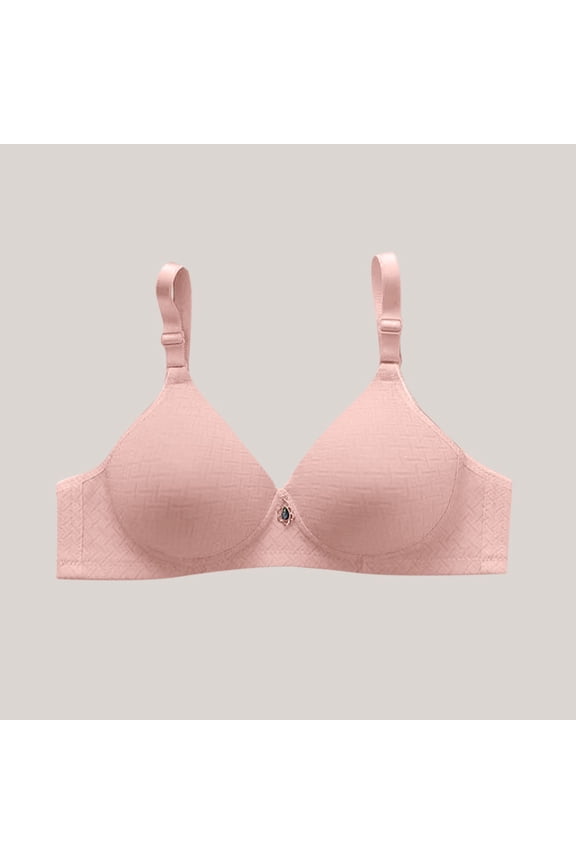 Womens Back Closure Bra with Thin Straps Lift Side-Smoothing & Anti-Sag Support