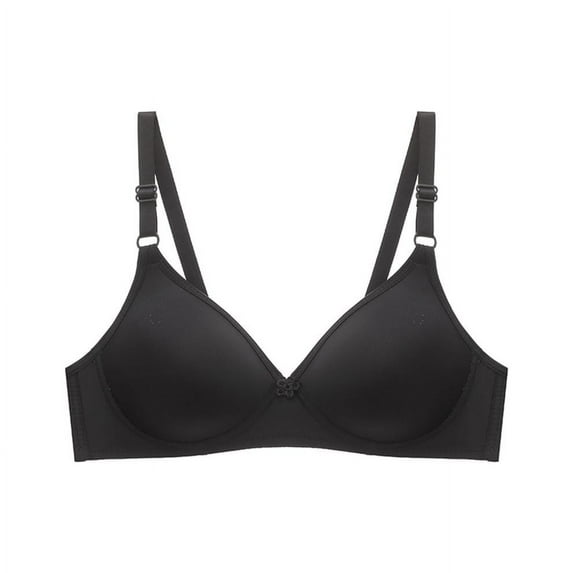 SDNall Womens Bra Soild Wire Free Underwear One-Piece Bra Everyday Small Cup Underwear