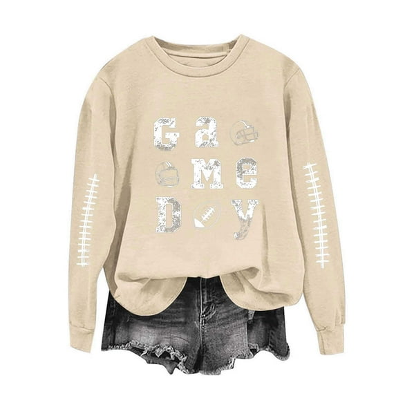 SDNall Womens Casual Tops, Long Sweatshirts for Women, Long Tops for Women, Women'S Fashionable Loose Casual Printed Long Sleeved Sweatshirt Top, Women'S Tops Long Sleeve