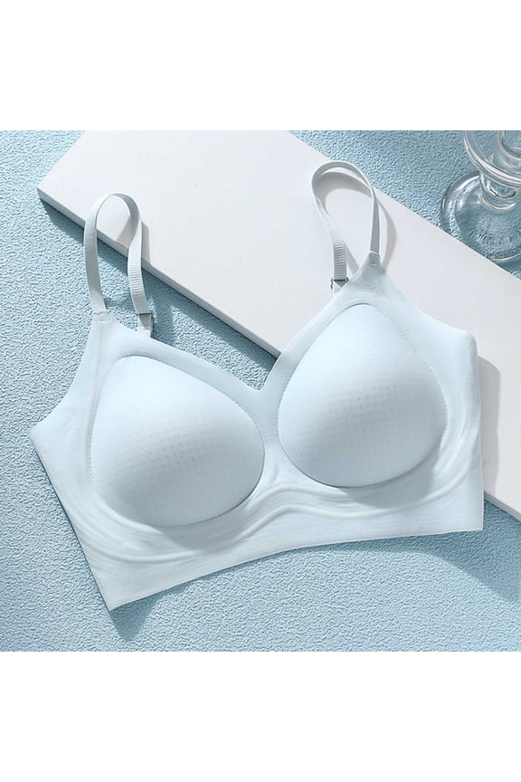 Womens Cloud-Like Everyday Bra Wire-Free, Light Support to Sagging, Seamless & Thin