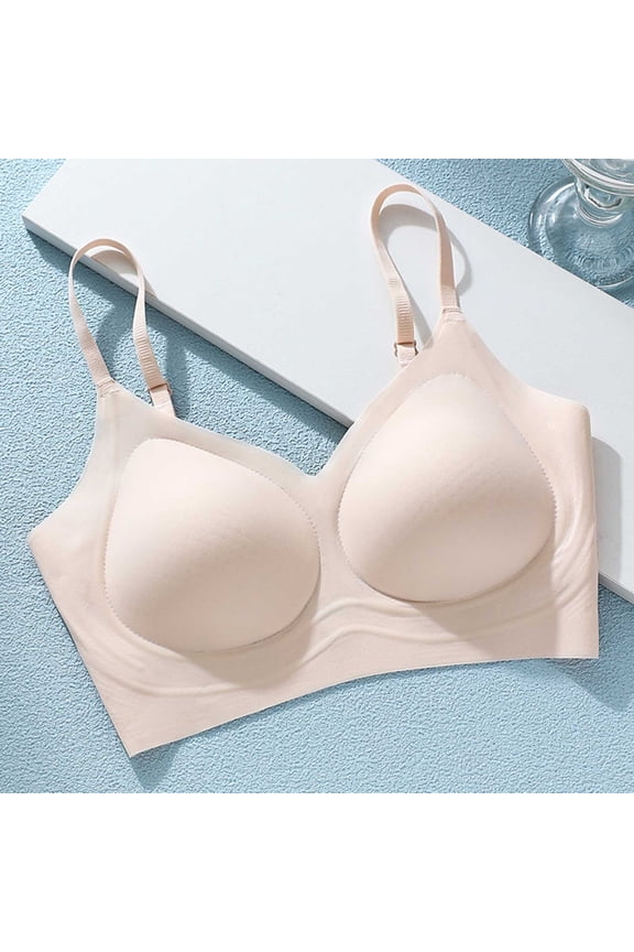 Womens Cloud-Like Everyday Bra Wire-Free, Light Support to Sagging, Seamless & Thin