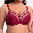 thumbnail image 1 of SDNall Womens H Cup Minimizer Full Coverage Bra - Plus Size with Breathable Mesh for Everyday Comfort, 1 of 5