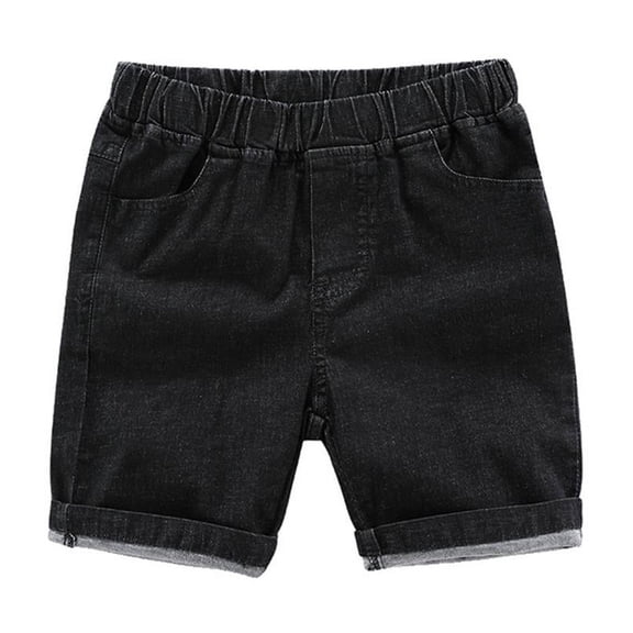 SDNall jean shorts for Children Denim Shorts Pants Summer Thin Stretch Jeans 2-8 Years