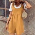 thumbnail image 1 of SDNall Jumpsuit for Women Printed Summer Sleeveless Backless Casual Backpack Pants Jumpsuit Pants, 1 of 9