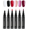 thumbnail image 1 of SDOHIG 6 Colors Nail Art Pens Set, Nail Polish Pen, Nail Art Markers for Gel Nails, Nail Art Pens for Painting Nails, Diy Manicure Tools, Birthday Holiday Gifts for Women, 1 of 8