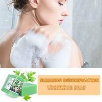 SDOHIG Bath Bar Soap, Artemisia Natural Acne-Fighting Soap - Herbal Clarifying Bar for Oily & Balanced Skin, Fresh Handmade Cleansing Bar with Essential Oils